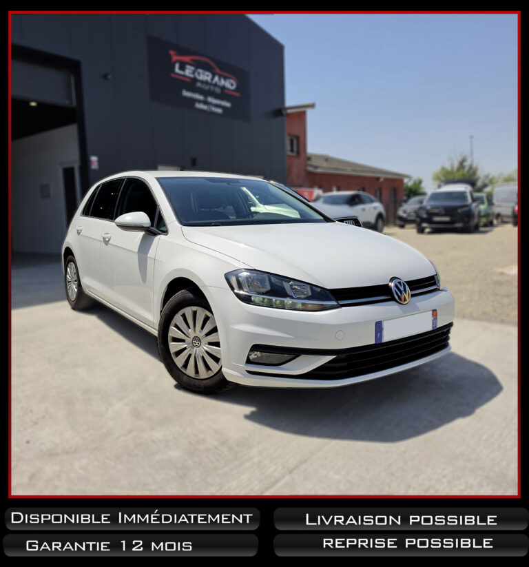 Première main – Garantie 12 mois – VOLKSWAGEN GOLF VII 1.6 TDI 115 BUSINESS