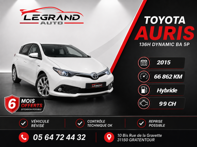 TOYOTA AURIS 1.8 HYBRIDE 136H DYNAMIC