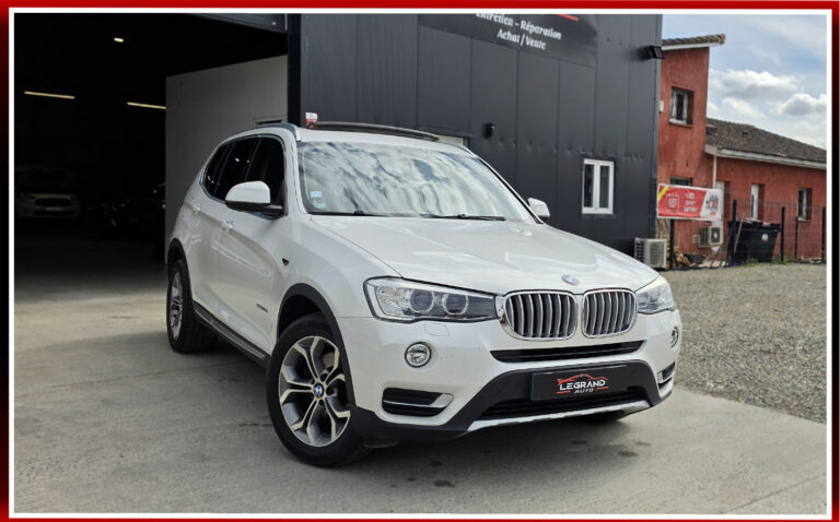 BMW X3 xDrive30d 258 ch xLine – 6 cylindres – xDrive – Boîte automatique